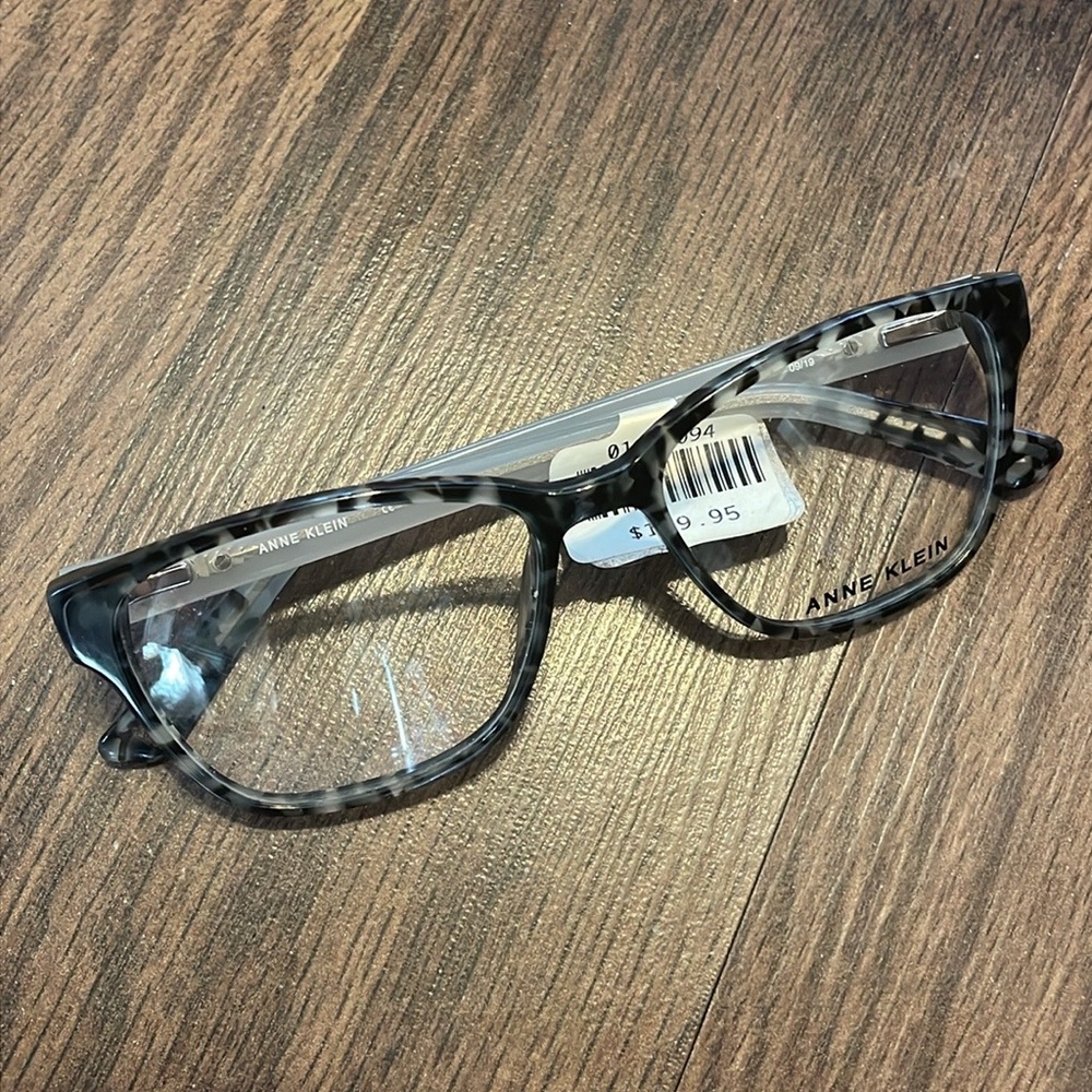 ⚜️Anne Klein AK5078 Eye Glasses Frame Black Tortoise! NWT!